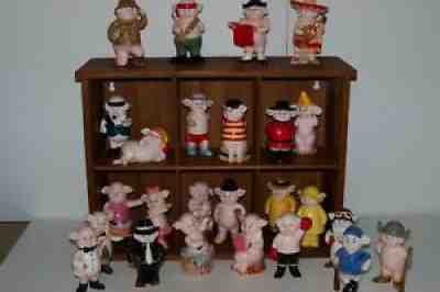 PIGGY PIGGY PIGGY Danbury Mint Piggies Collectible Figurines- complete set of 25