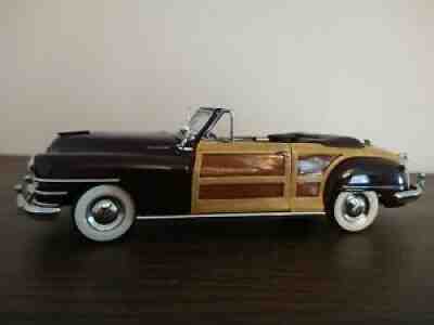 Danbury Mint 1948 Chrysler Town Country Convertible with Box and Title