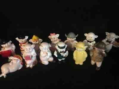 Vintage 13 Danbury Mint  Piggies  