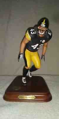 Danbury Mint Troy Polamalu Pittsburgh Steelers NFL Figurine Missing Finger OOB