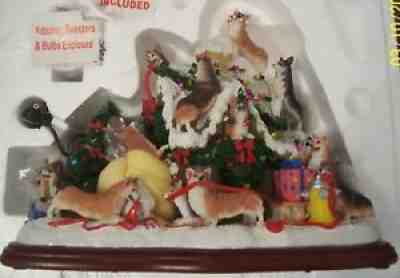 Corgi:Danbury Mint CORGI CHRISTMAS DOG HOUSE--NEW IN BOX!!!