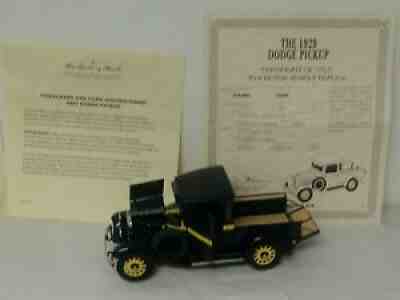 Danbury Mint 1929 Dodge Pickup Truck Merchant's Express Blue Lemon Yellow No Box