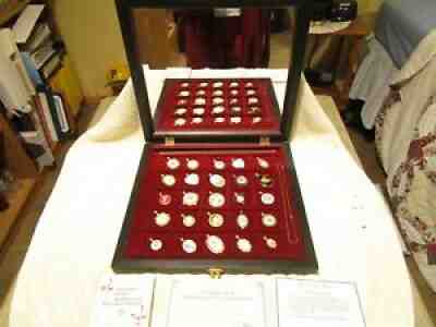 Vintage Danbury Mint Pendants of the World's Great Porcelain Houses Set
