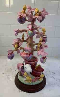 *Rare Danbury Mint Snoopy Valentines Day Tree Ceramic 12.5" Peanuts Valentine