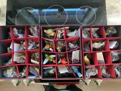 35 Danbury Mint Christmas Bird Ornaments set with boxes