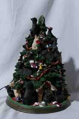 Danbury Mint Scottish Terrier Lighted Christmas Tree Figurine (See Descr.) 11.5"