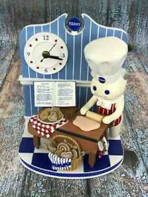 Danbury Mint Pillsbury Doughboy Clock Time To Bake Clock In The Kitchen Baking