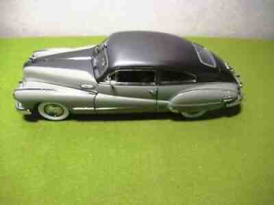 Danbury Mint 1948 BUICK ROADMASTER COUPE 1:24 Scale Cumulus-Nickel Grey MINT