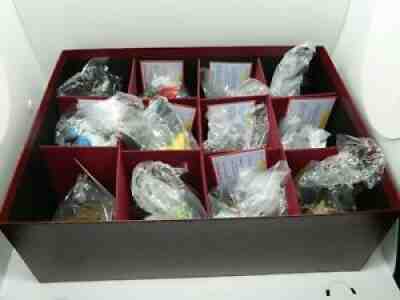 DANBURY MINT SONGBIRD COLLECTION LOT OF 12 W/BOX CHRISTMAS ORNAMENTS w/cards