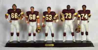 Danbury Mint The Hogs Washington Redskins Figurines Rare NFL Football