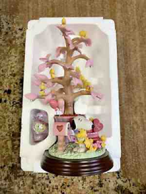 Danbury Mint Snoopy Valentines Day Tree Ceramic 12.5" Peanuts Valentine Rare ð???