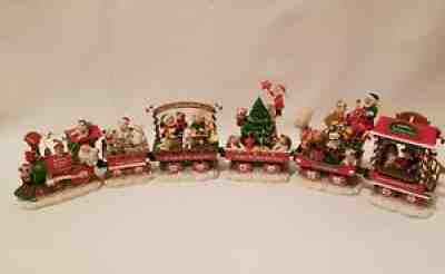 Danbury Mint Bulldog Bull Dog Christmas Express Train RARE