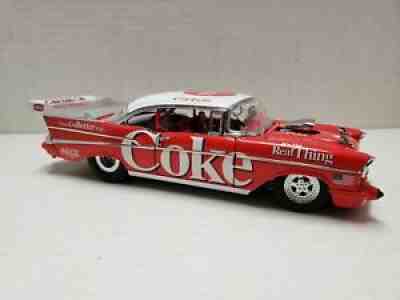 Danbury Mint 1957 Coca Cola Chevy Pro Street Super Comp 1:24 Scale Diecast
