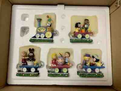 PEANUTS DANBURY MINT EASTER BEAGLE PRESS TRAIN SNOOPY CHARLIE BROWN SCARCE ð??
