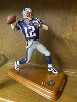 New England Patriots Tom Brady DANBURY MINT Figurine Super Bowl XXXVI Sculpture