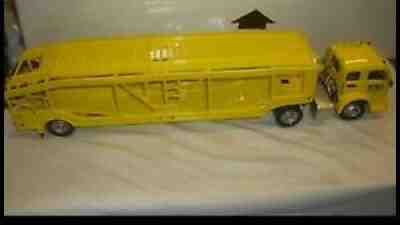 RARE MINT Danbury Mint 1952 FOUR-CAR CARRIER New 1:24 scale White 3020T Yellow