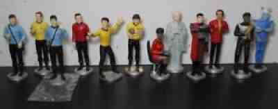 1991 Danbury Mint 5" StarTrek Figurines - 12 of 12 COA All Original