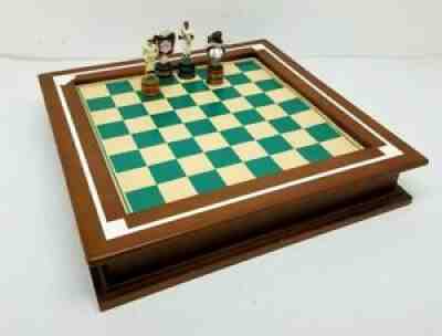 1996 Danbury Mint HOF BASEBALL CHESS SET Hand Painted Pewter/Wood Brd Cobb Ruth