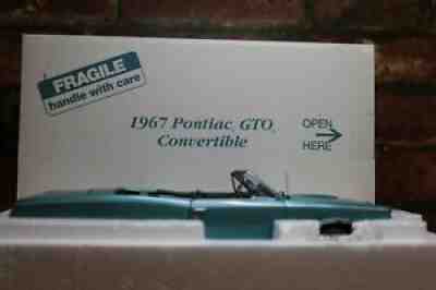 DANBURY MINT 1/24 SCALE 1967 PONTIAC GTO CONVERTIBLE IN BOX NO TITLE
