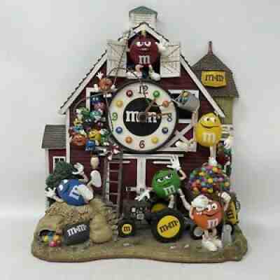 M&Mâ??s Farm Clock Danbury Mint RARE 3rd In Series NO BOX