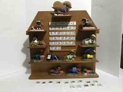 Dachshund Perpetual Calendar from The Danbury Mint Has Small Chips