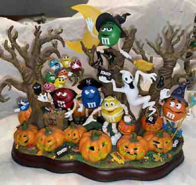 Rare M&M's "Haunted Pumpkin Patch" Halloween Danbury Mint Collectible Figure