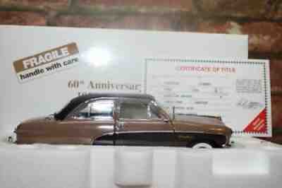 DANBURY MINT 1/24 SCALE 1950 FORD CRESTLINER 60th ANNIV PICKUP IN BOX WITH TITLE