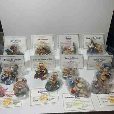 Lot of 12 Danbury Mint Jim Davis GARFIELD Figurines w/ COA & Boxes