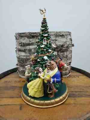 DISNEY Beauty And The Beauty Statue Danbury Mint Christmas Tree
