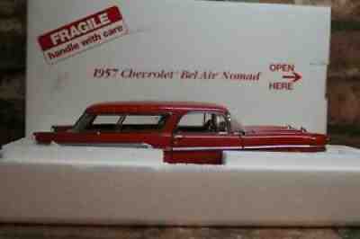 DANBURY MINT 1/24 SCALE 1957 CHEVROLET RED NOMAD IN BOX NO TITLE