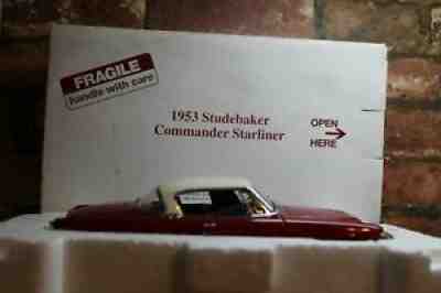 DANBURY MINT 1/24 SCALE 1953 STUDEBAKER COMMANDER STARLINER IN BOX NO TITLE