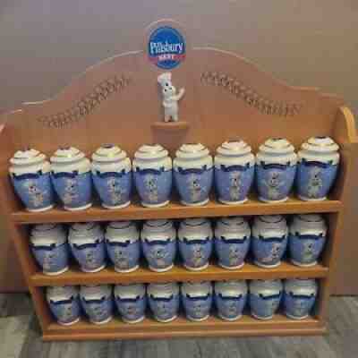 Pillsbury Doughboy Danbury Mint SPICE JAR COLLECTION 2002