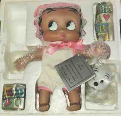 1997 Betty Boop Baby Boop Porcelain Doll â??B Is For Boopâ? Danbury Mint NIB