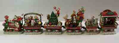 Danbury Mint Bulldog Christmas Express Train RARE Original Box EXCELLENT SHAPE!