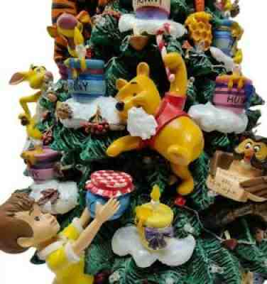 Disney Danbury Mint Winnie the Pooh Lighted Christmas Tree Tigger eeyore Retired