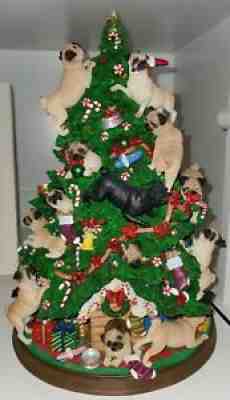 Danbury Mint Pug Christmas Tree
