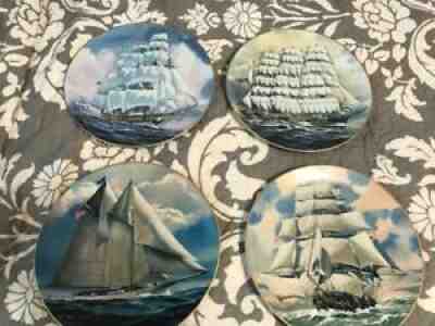 Rosenthal Group by the Danbury Mint -Great American Sailing Ships 12 Plate Set