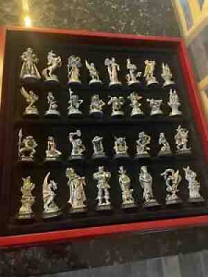Danbury Mint Fantasy of Crystal Chess Set