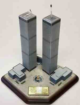 Rare Danbury Mint Twin Towers Commemorative World Trade Center 911 Memorial NYC
