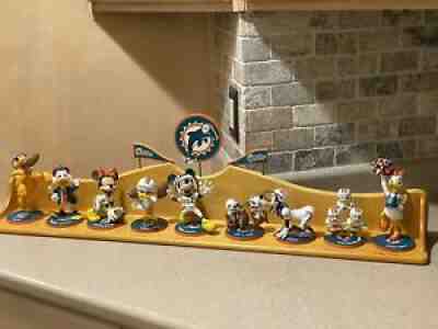 Danbury Mint Miami Dolphins NFL Disney Stars Of The Dolphins Complete Set, Boxed