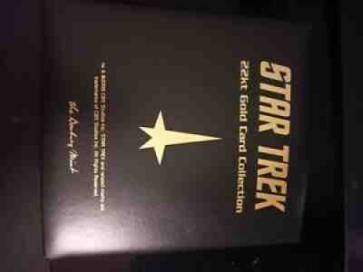 Star Trek 22kt. Gold Card Collection