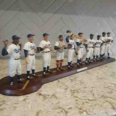 1955 Brooklyn Dodgers Baseball Team Sculpture Replica