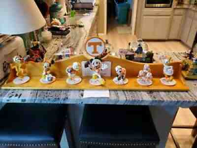 Disney Mickey and friends TN Vols Danbury Mint Figurines