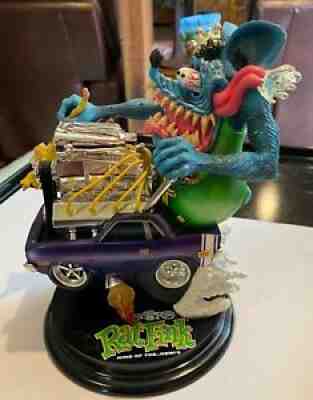 Danbury Mint "Big Daddy" Ed Roth Rat Fink "King of The Hemis" Figurine w/COA