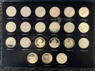 Danbury Mint Men in Space Sterling Silver Proof Set