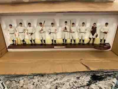 The Danbury Mint Cooperstown Collection 1927 New York Yankees Lineup Figurines