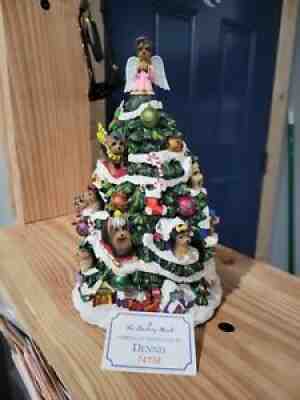2004 RARE Danbury Mint Yorkie HoHo TreeÂ 