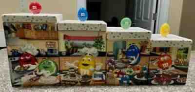 The Danbury Mint - M&M's Canister Set. Vintage with Lids, Set of 4.