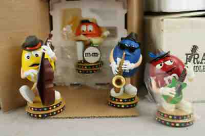 M&M's Candy Danbury Mint Jazz Music Band Orange Rockin Red Mellow Yellow NIB MIB