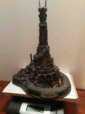 Danbury Mint The Lord of the Rings Barad-Dur Dark Tower of Sauron Diorama